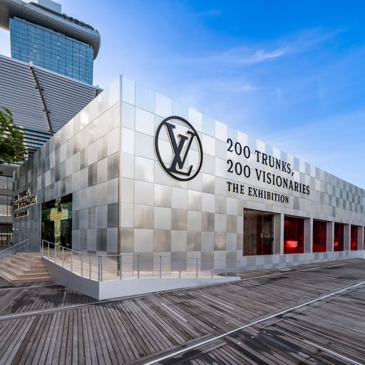 Louis Vuitton presents 200 lavish trunks at Marina Bay